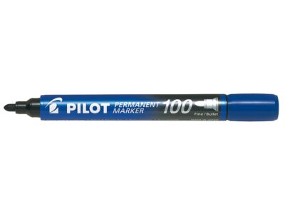 Permanent Marker 100  PILOT Fine niebieski
