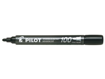 Permanent Marker 100  PILOT Fine Czarny