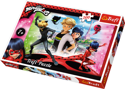 Trefl- Puzzle Marinette i Adrien 200 elementów