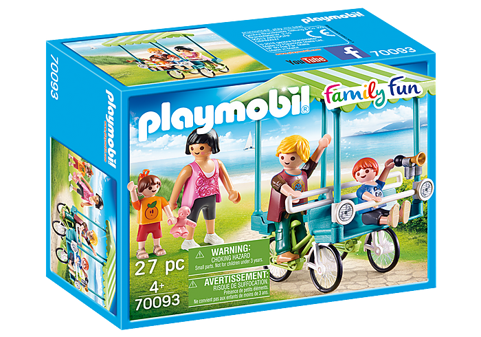 PLAYMOBIL 70093 Rower rodzinny