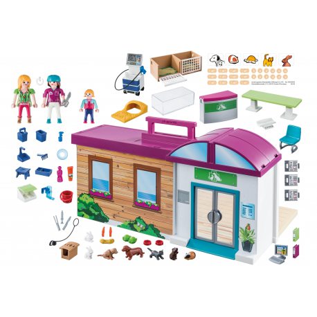 PLAYMOBIL 70146 Przenośna klinika dla zwierząt - obrazek 3