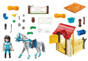 PLAYMOBIL 6935 Boks stajenny Appaloosa - obrazek 4