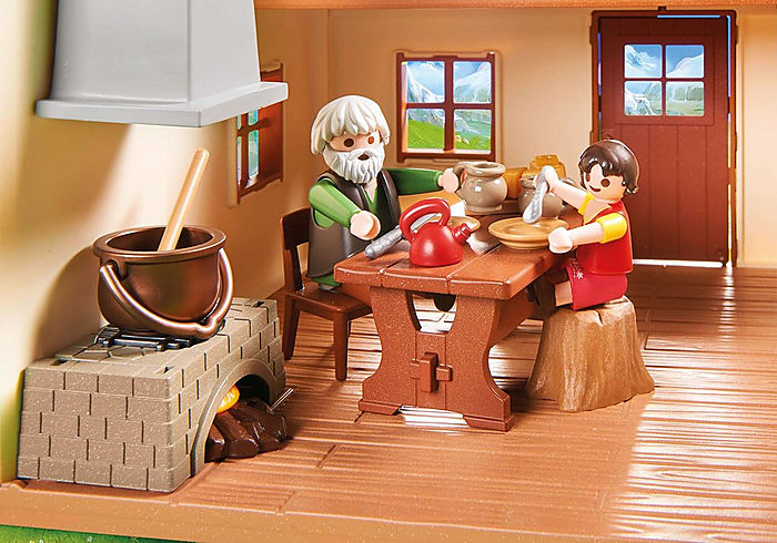 PLAYMOBIL 70253 Heidi z dziadkiem w górskiej chacie - obrazek 2