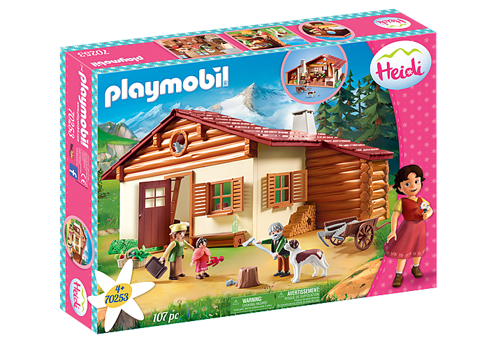 PLAYMOBIL 70253 Heidi z dziadkiem w górskiej chacie