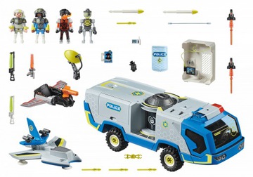 PLAYMOBIL 70018 Galaxy Police Pojazd policyjny - obrazek 3