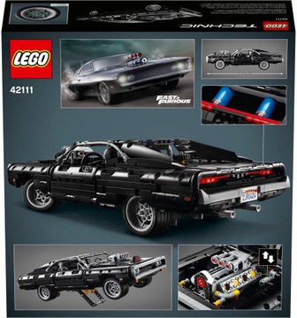 LEGO 42111 TECHNIC Dom's Dodge Charger - obrazek 2