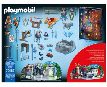 PLAYMOBIL 70187 Kalendarz Bitwa o magiczny kamień - obrazek 2