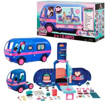 LOL MGA Lalka Surprise Glamper Kamper Auto 4w1