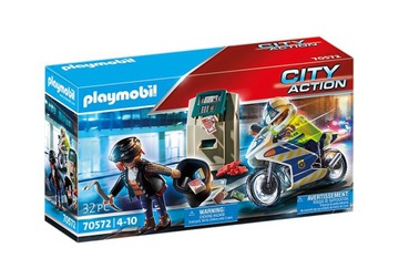 Playmobil 70572 Policyjny motor Pościg za przestępcą