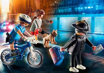 Playmobil 70573 Policyjny rower Pościg za kieszonkowcem - obrazek 3