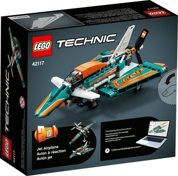 LEGO 42117 TECHNIC Samolot wyścigowy - obrazek 3
