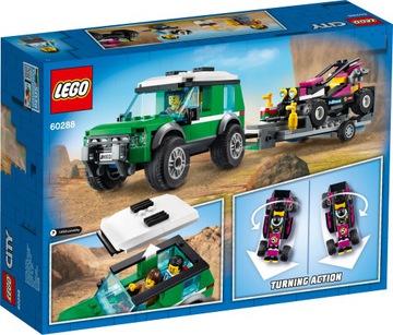 LEGO 60288 CITY Transporter łazika wyścigowego - obrazek 2