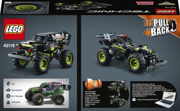 LEGO 42118 TECHNIC Monster Jam Grave Digger - obrazek 3