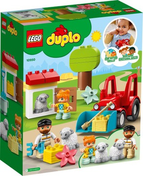 LEGO 10950 DUPLO Traktor i zwierzęta gospodarskie - obrazek 2