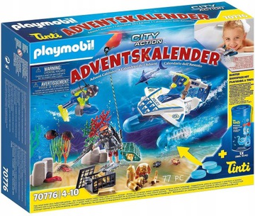 PLAYMOBIL 70776 Kalendarz adwentowy Akcja nurków