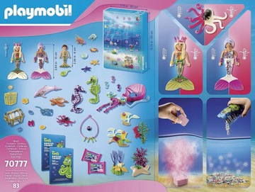 PLAYMOBIL 70777 Kalendarz adwentowy Syrenki - obrazek 3