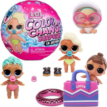 Lol Surprise Lalka siostrzyczka Color Change Lil Sisters