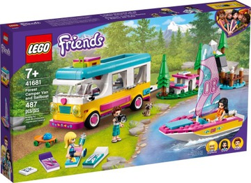 LEGO 41681 Leśny mikrobus kempingowy i żaglówka