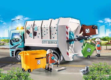 PLAYMOBIL 70885 Śmieciarka z sygnałem świetlnym - obrazek 3