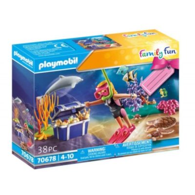 PLAYMOBIL 70678 Zestaw upominkowy "Płetwonurek"