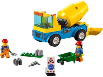 LEGO 60325 CITY Ciężarówka z betoniarką - obrazek 2