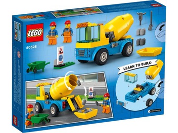 LEGO 60325 CITY Ciężarówka z betoniarką - obrazek 3