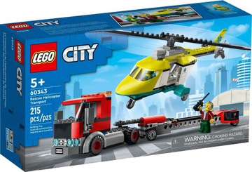 LEGO 60343 CITY Laweta helikoptera ratunkowego