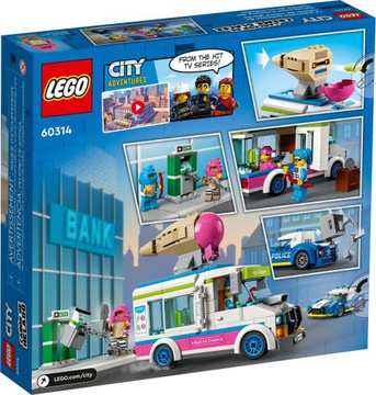 LEGO 60314 CITY Policyjny pościg za furgonetką z lodami - obrazek 2