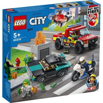 LEGO 60319 CITY Akcja strażacka i policyjny pościg