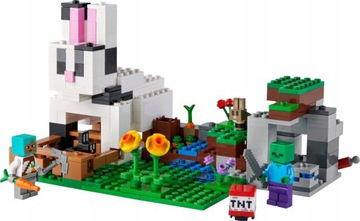 LEGO 21181 MINECRAFT Królicza farma - obrazek 2