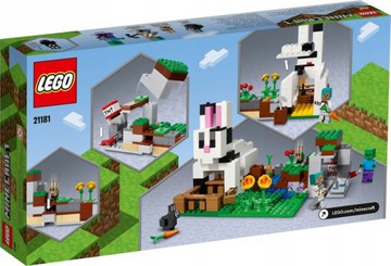 LEGO 21181 MINECRAFT Królicza farma - obrazek 3