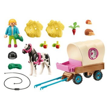 PLAYMOBIL 70998 Bryczka z kucykiem - obrazek 2