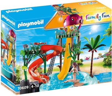 PLAYMOBIL 70609 Aqua Park ze zjeżdżalniami