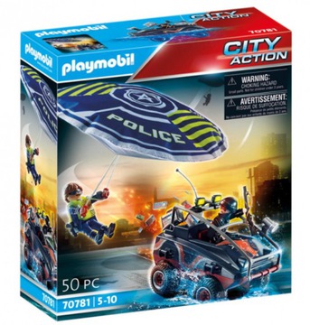 PLAYMOBIL 70781 Policyjny spadochron