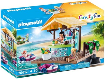 PLAYMOBIL 70612 Wypożyczalnia łódek i bar z sokami