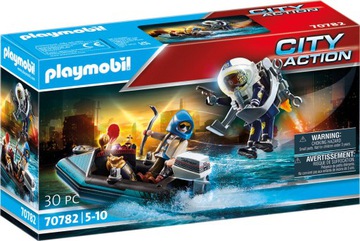 PLAYMOBIL 70782 Policyjny plecak odrzutowy