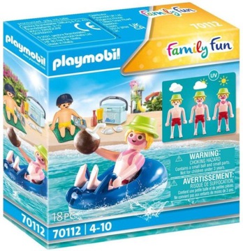 PLAYMOBIL 70112 Chłopiec z oponą do pływania