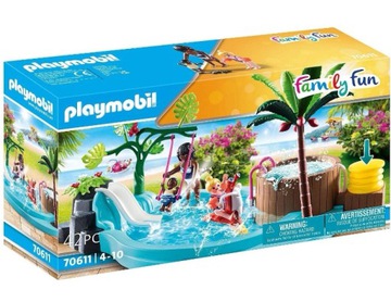 PLAYMOBIL 70611 Basen dziecięcy z wirem wodnym