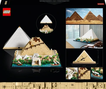 LEGO 21058 Architecture Piramida Cheopsa - obrazek 4