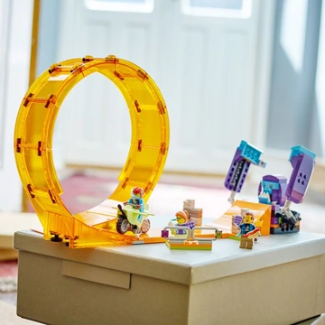 LEGO 60338 CITY Kaskaderska pętla i szympans demolka - obrazek 2