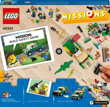 LEGO 60353 CITY Misje ratowania dzikich zwierząt - obrazek 4