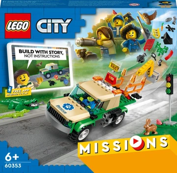 LEGO 60353 CITY Misje ratowania dzikich zwierząt