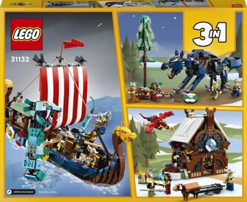 LEGO 31132 CREATOR Statek wikingów i wąż z Midgardu - obrazek 4