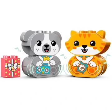 LEGO 10977 DUPLO Mój pierwszy szczeniak i kotek z odgłosami - obrazek 2