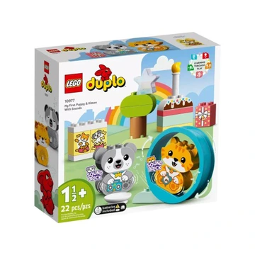 LEGO 10977 DUPLO Mój pierwszy szczeniak i kotek z odgłosami