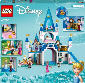 LEGO 43206 DISNEY Zamek Kopciuszka i księcia z bajki - obrazek 4