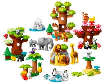 LEGO 10975 DUPLO Dzikie zwierzęta świata - obrazek 2