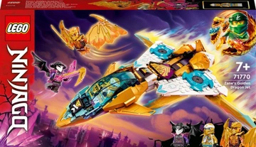 LEGO 71770 NINJAGO Złoty smoczy odrzutowiec Zane’a