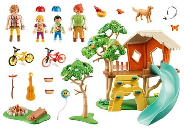 PLAYMOBIL 71001 Domek na drzewie ze zjeżdżalnią - obrazek 3