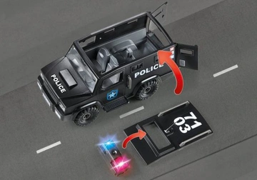 PLAYMOBIL 71003 SWAT Truck - obrazek 3
